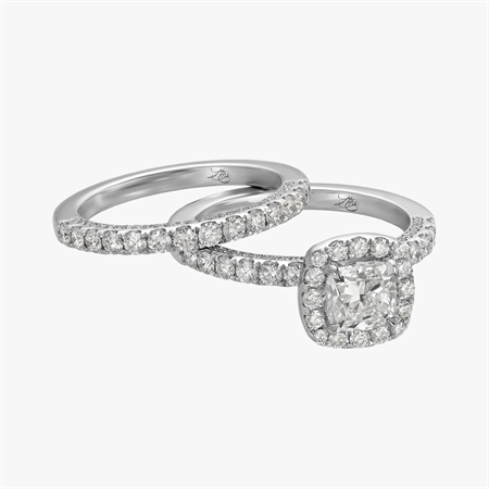 white-gold-wedding-ring-gia-cushion-square-cut-diamond-16907-17159 رم دسکتاپ جی اسکیل دو کاناله 3600 مگاهرتز ظرفیت 16 گیگابایت - تصویر 1